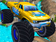 Monster Truck Speed Race Logo