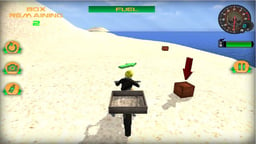 Moto Beach Jumping Simulator Game Logo