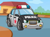 Police Cars Jigsaw Logo