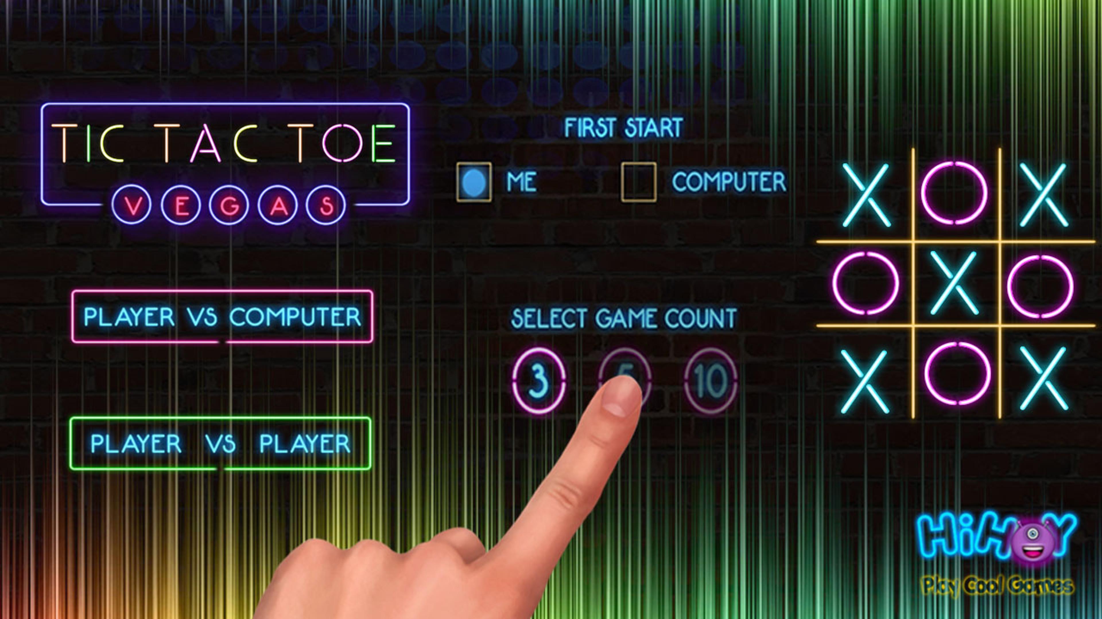 Tic Tac Toe Vegas Logo