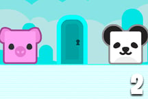 Panda Escape With Piggy 2 Logo