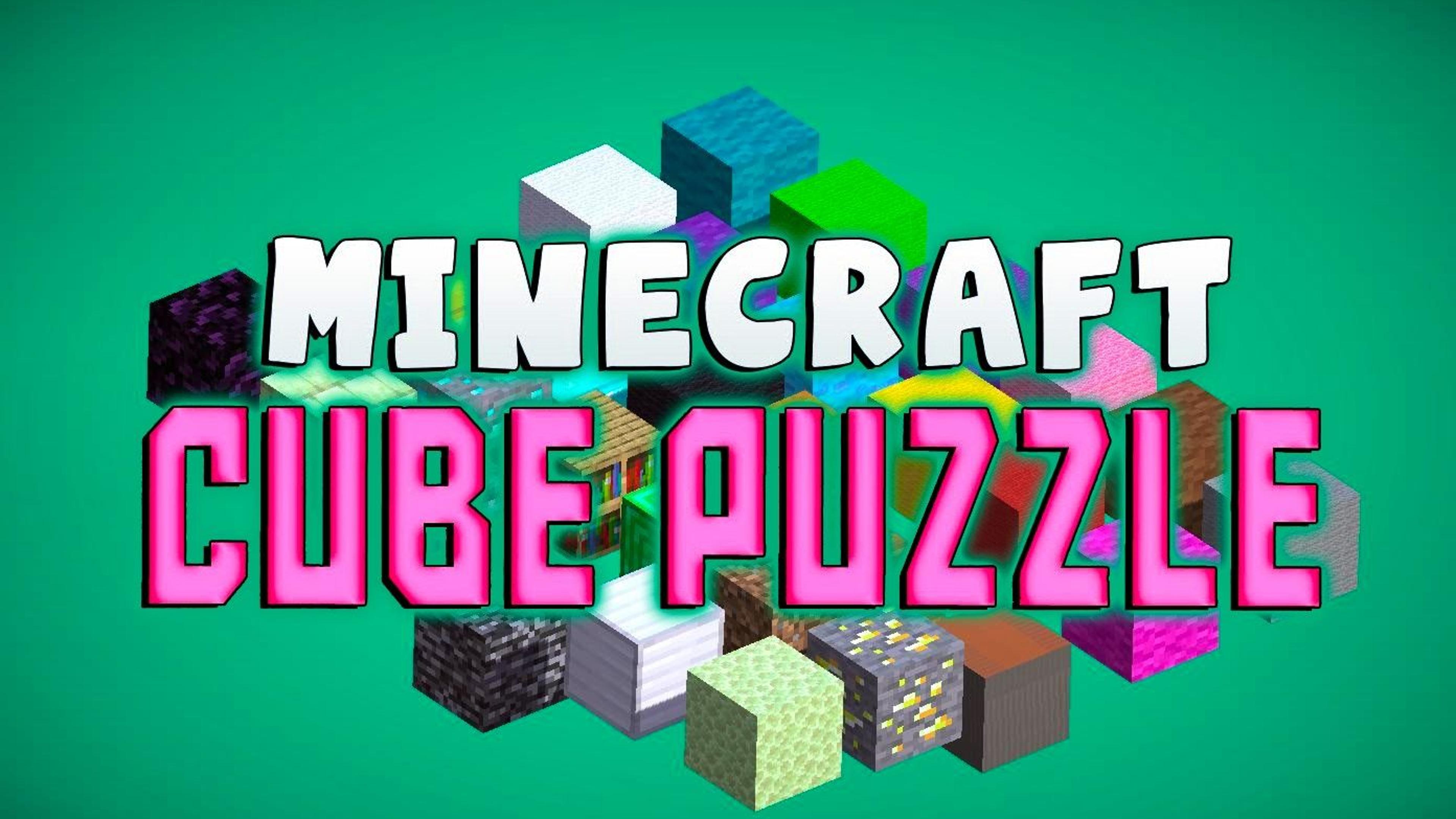 Minecraft Cube Puzzle Logo