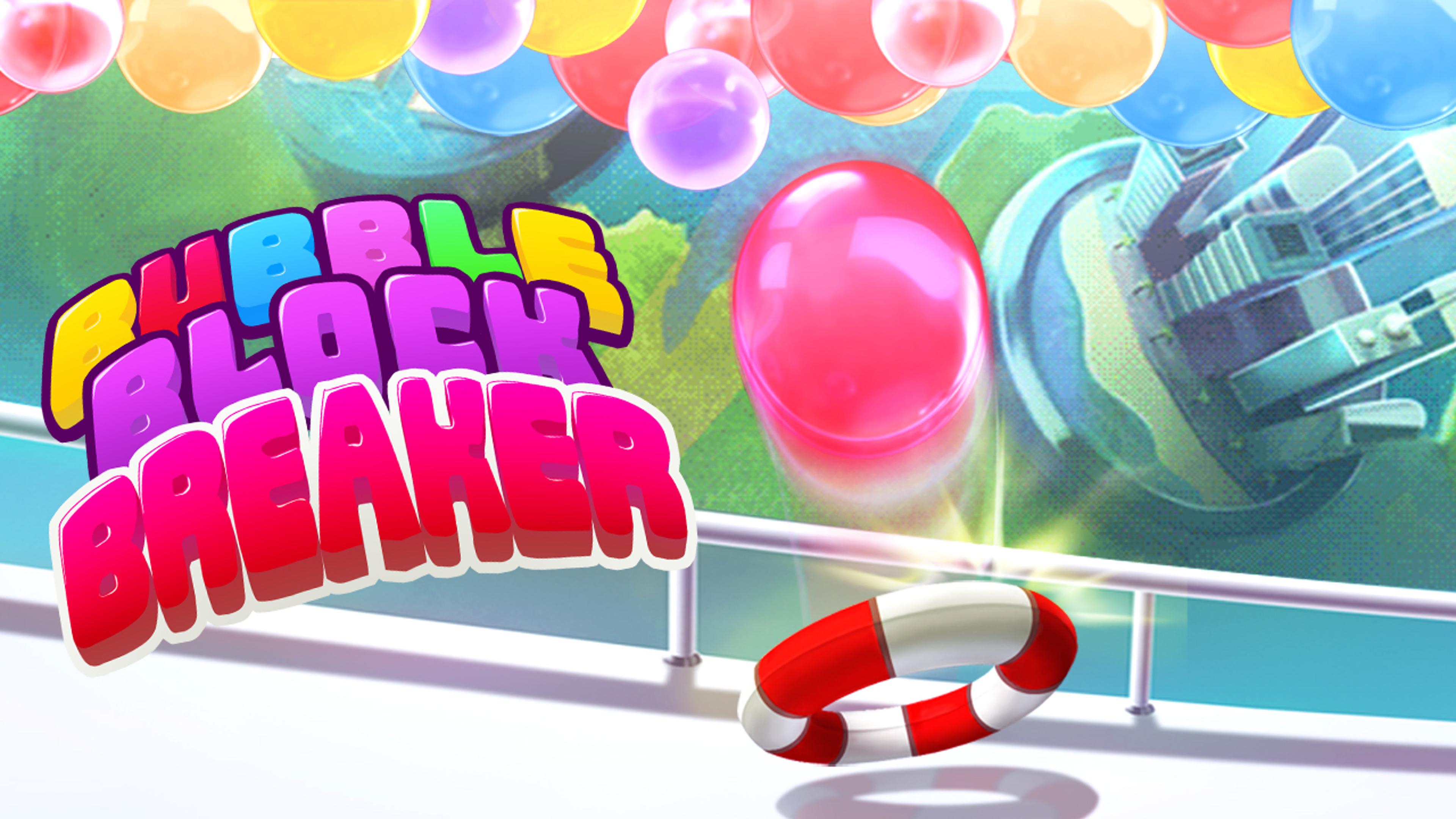 Bubble Block Breaker Logo