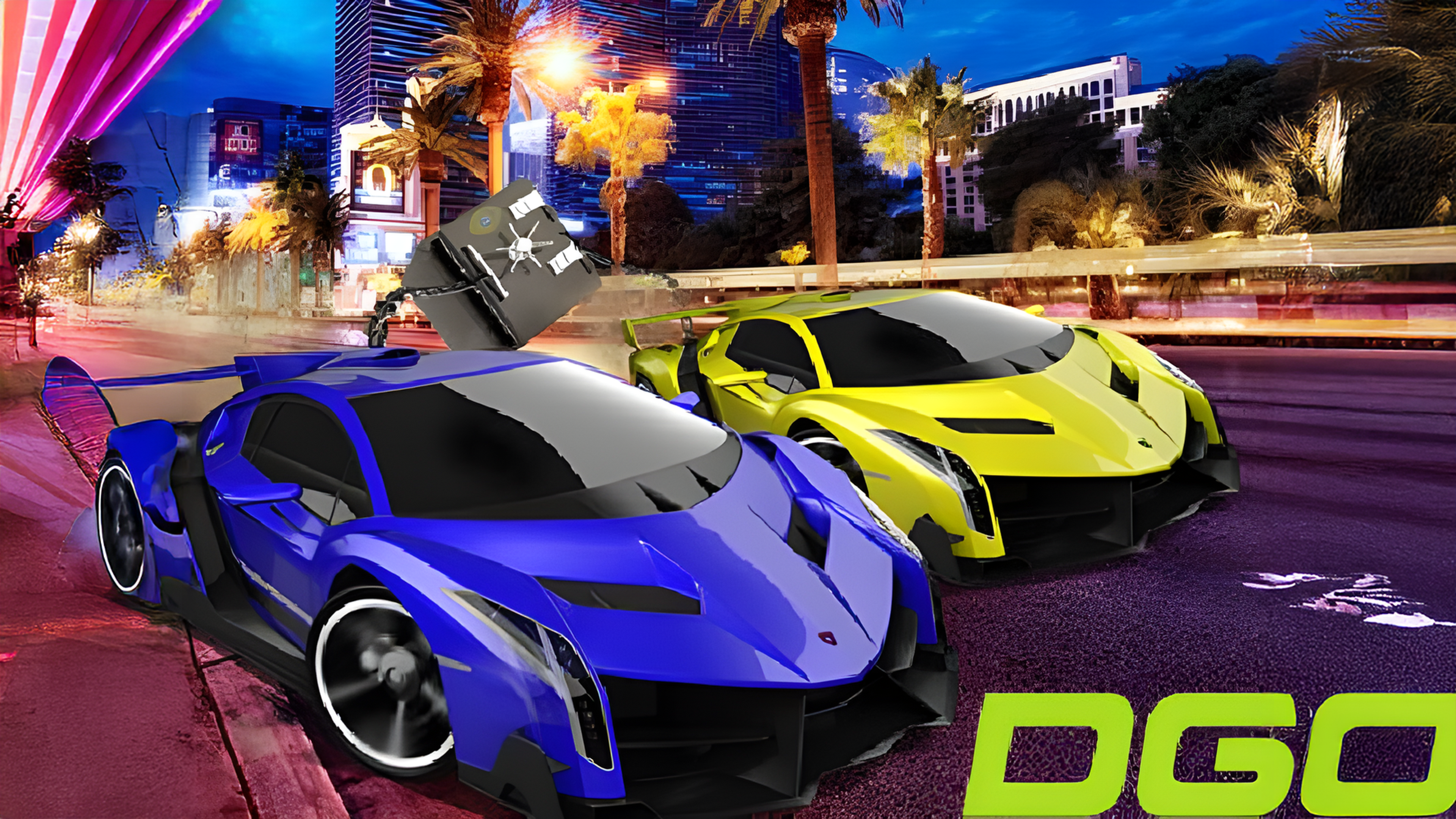 Chained Cars 3D Impossible Driving Logo