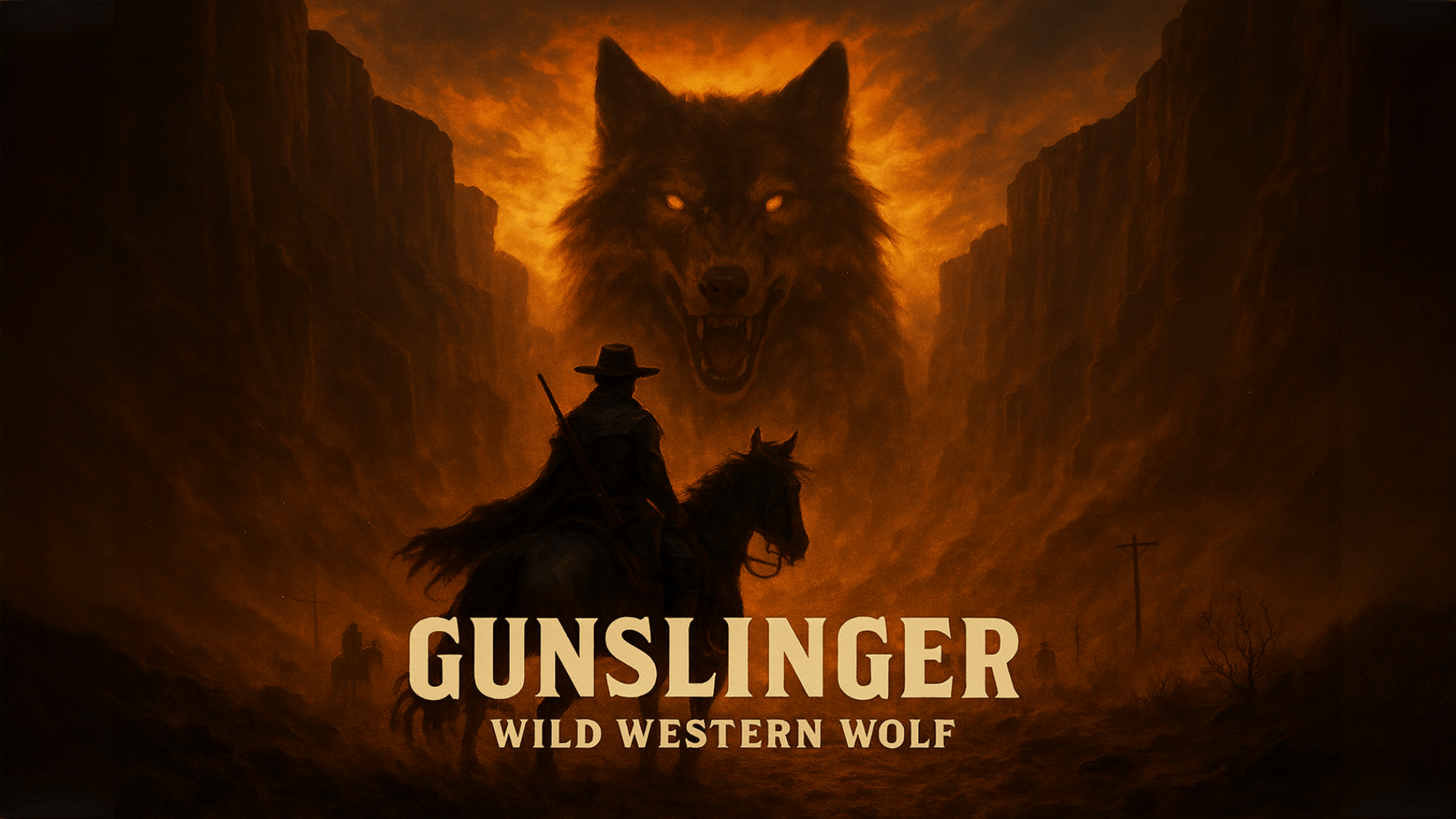 Gunslinger: Wild Western Wolf Logo