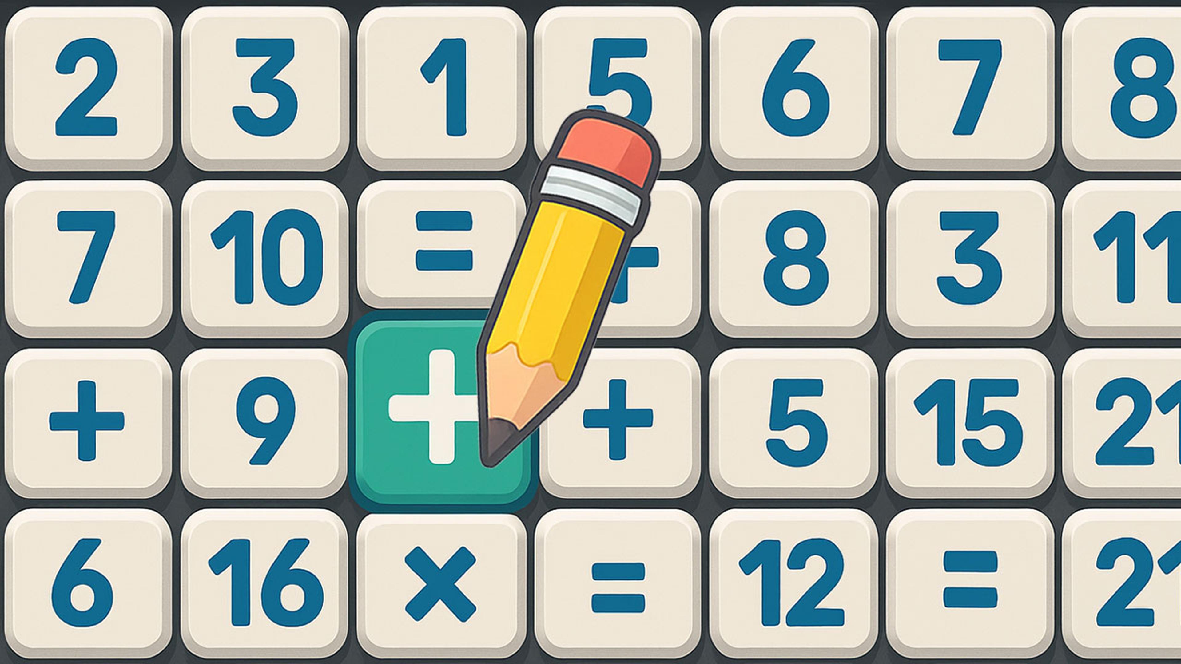 Math Crossword Puzzle - Genius Edition Logo