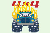 Monster Trucks Coloring Pages Logo