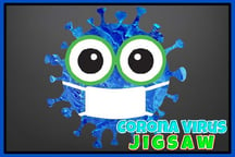 Corona Virus Jigsaw Logo