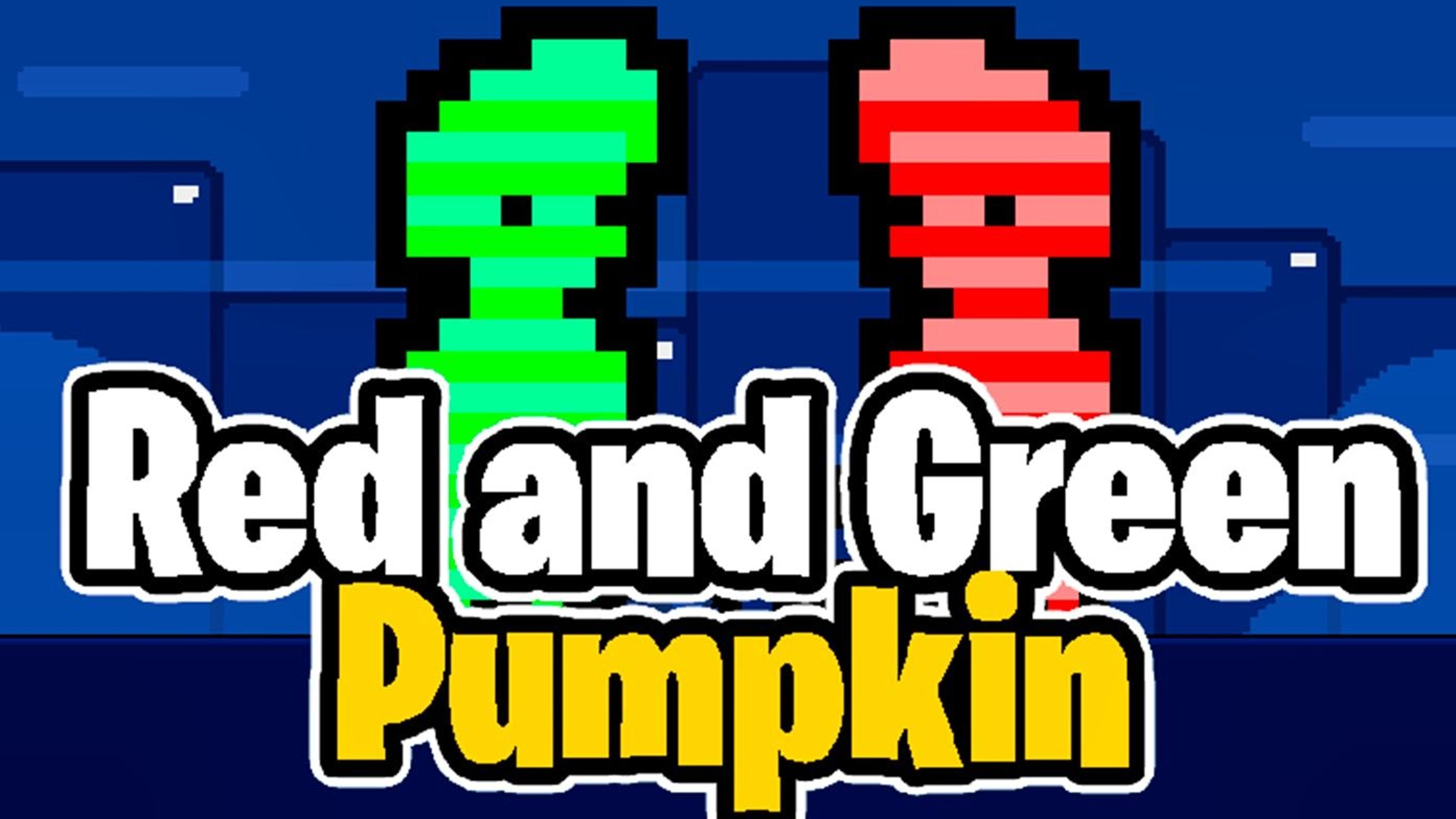 Red and Green Pumpkin Logo