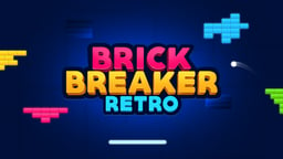 Brick Breaker Retro Logo
