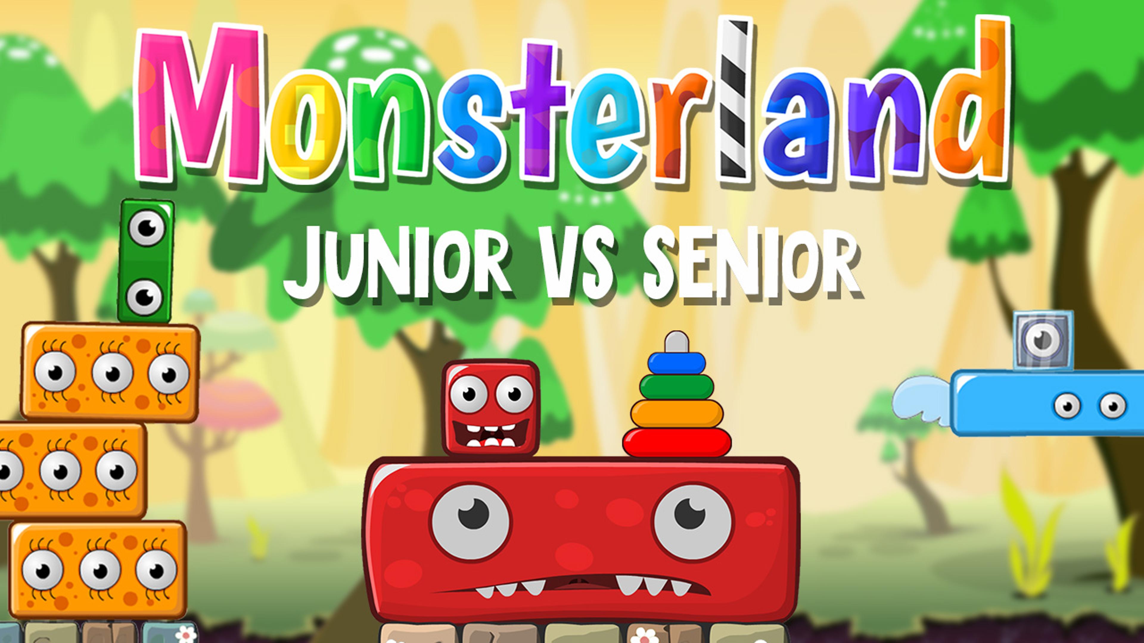 Monsterland Junior vs Senior Logo