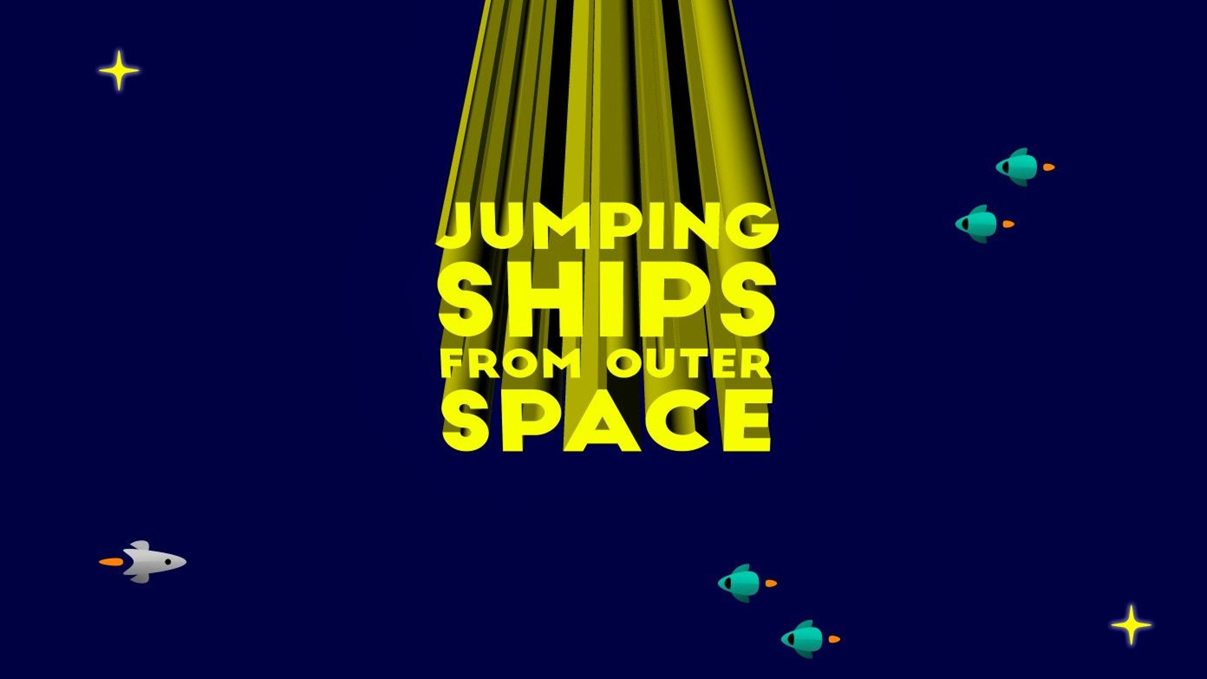Jumping Ships from Outer Space Logo