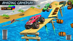 Monster Truck Water Surfing: Truck Racing Games Logo