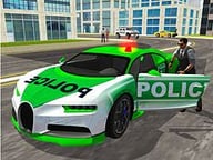 Police Chase Real Cop Driver Logo