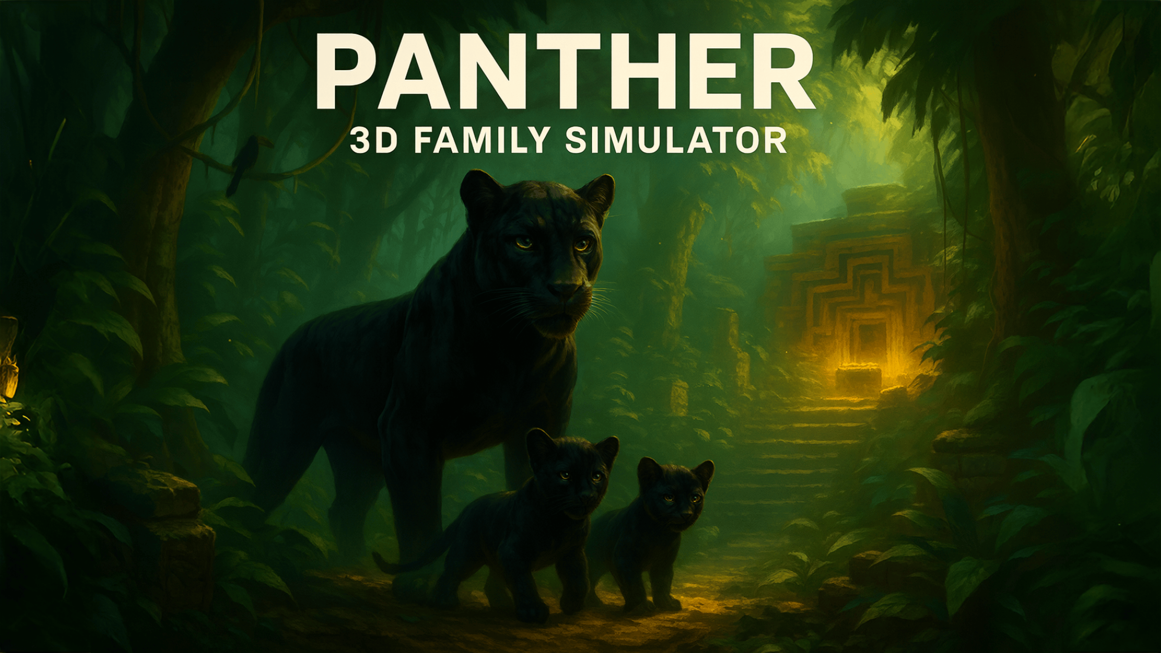 Deer Simulator Animal Family Logo