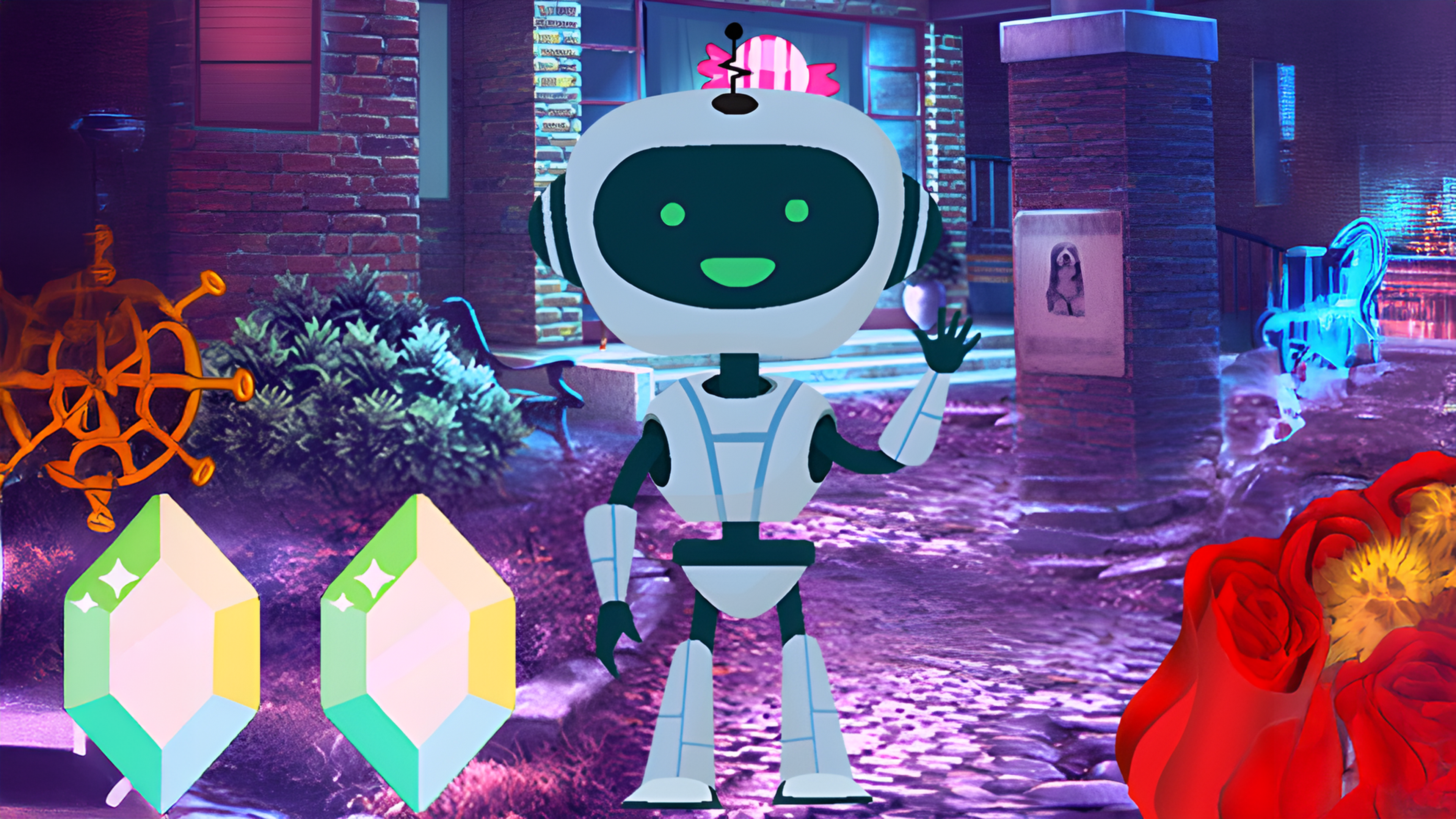 Newfangled Robot Escape Logo