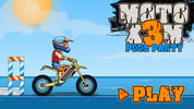 Moto X3M Pool Party Logo