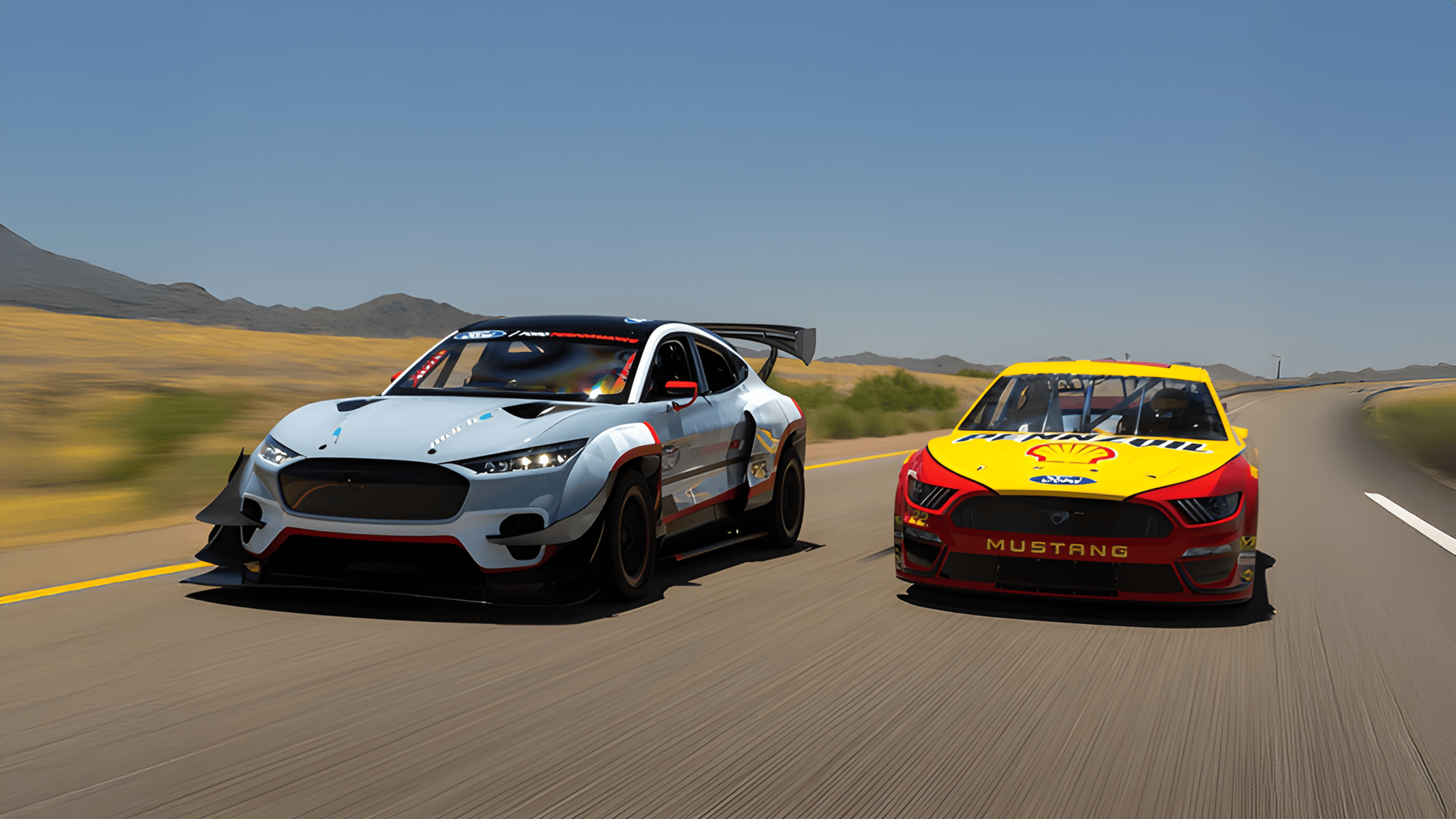 Drifting Mustang Slide Logo