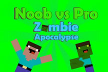 Noob vs Pro Zombi Apocalypse Logo