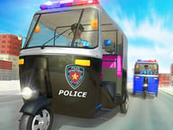 Police Auto Rickshaw Game 2020 Logo