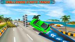 Marvelous Highway Car Stunt Ramp Car Stunt Race  Logo