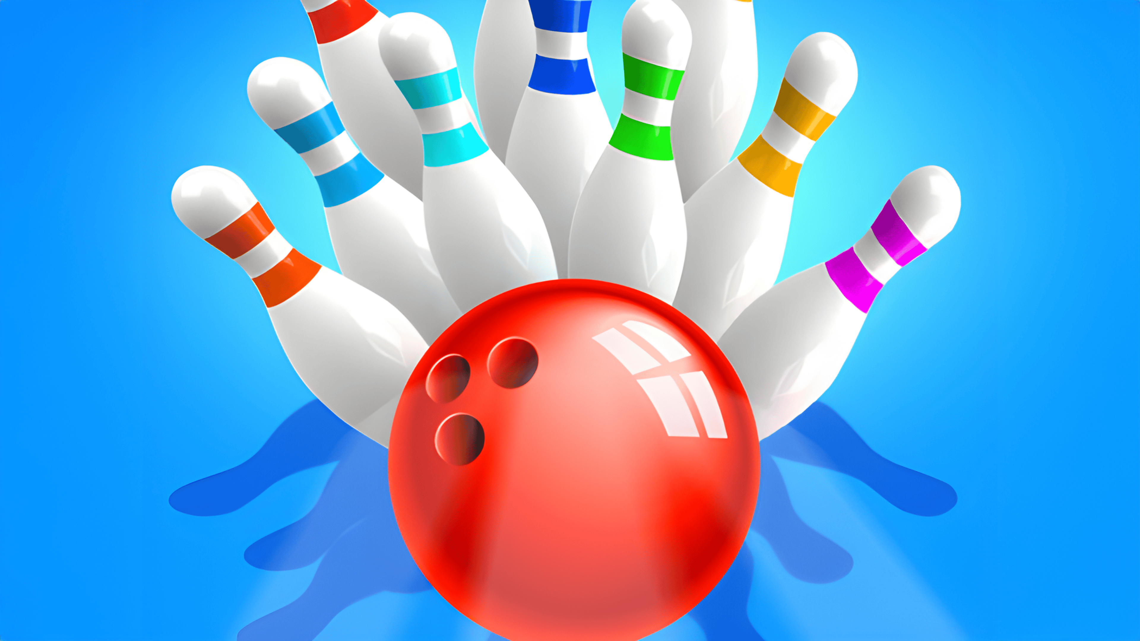Mini Bowling 3D Logo