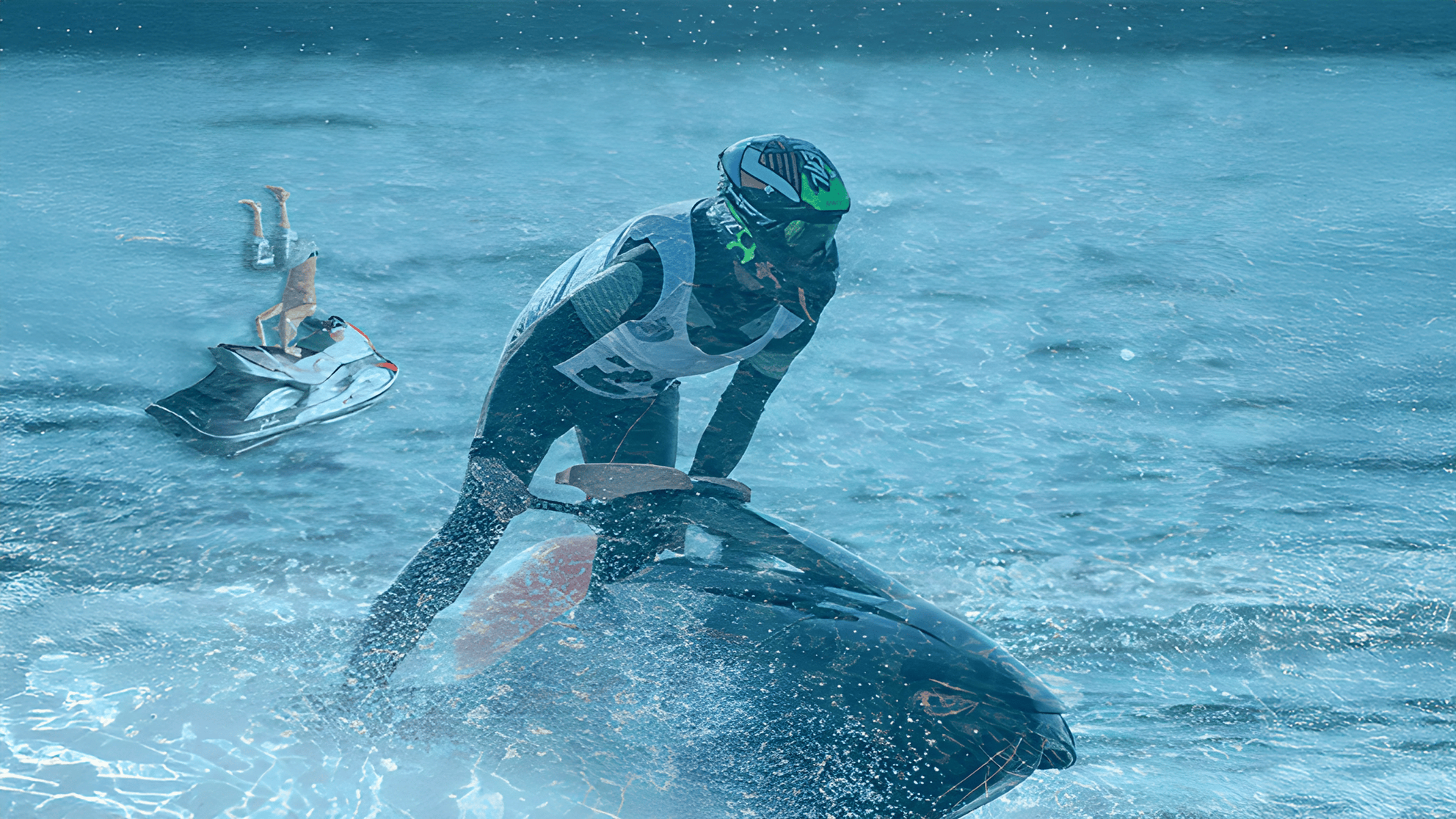 Power Boat Racing 3D Logo