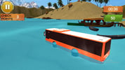 Beach Bus Driving : Water Surface Bus Game Logo