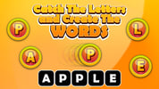 Catch The Letters and Create The Words Logo