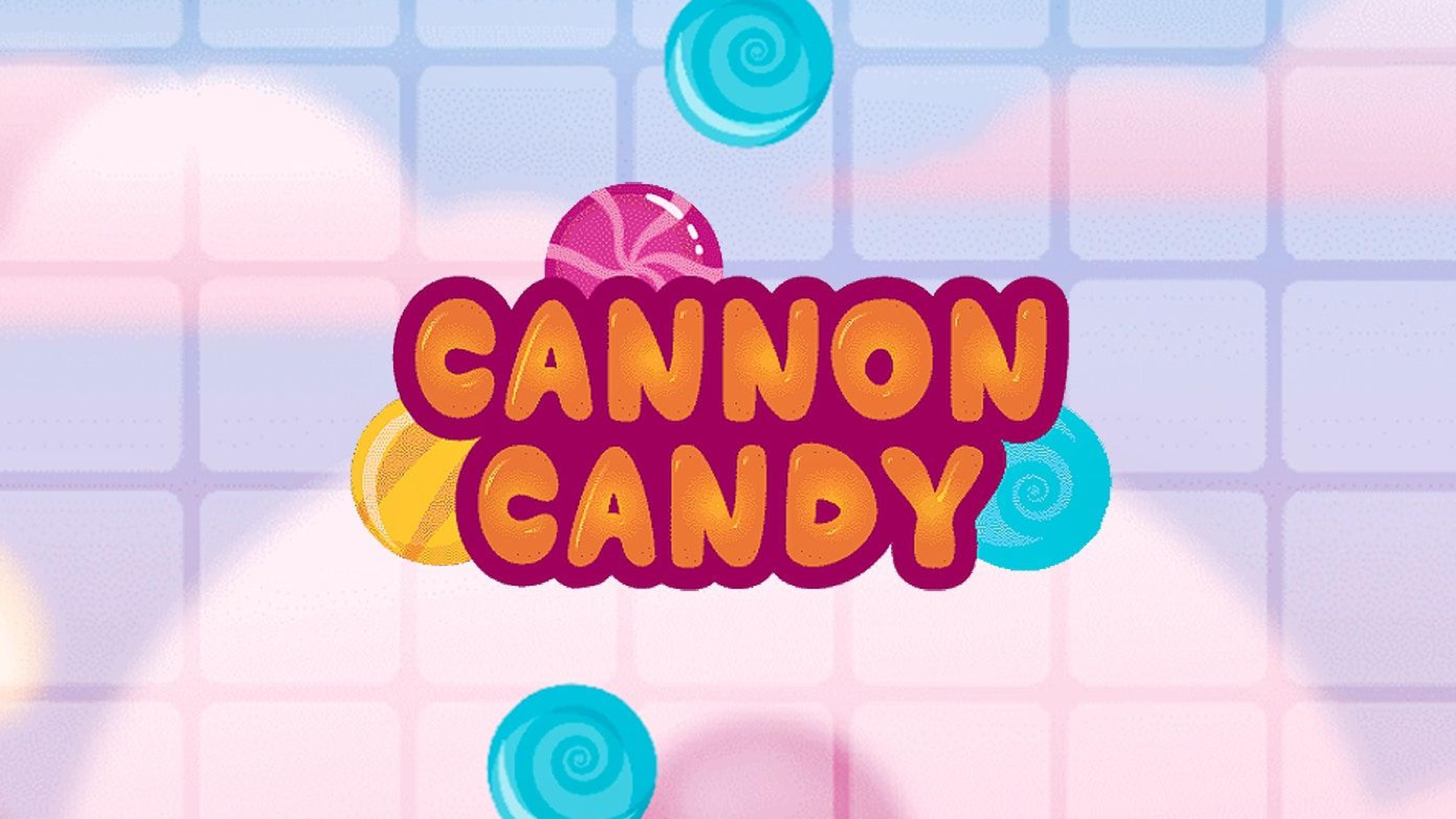 Cannon Candy- Shooter Bubble Candy Blast Logo
