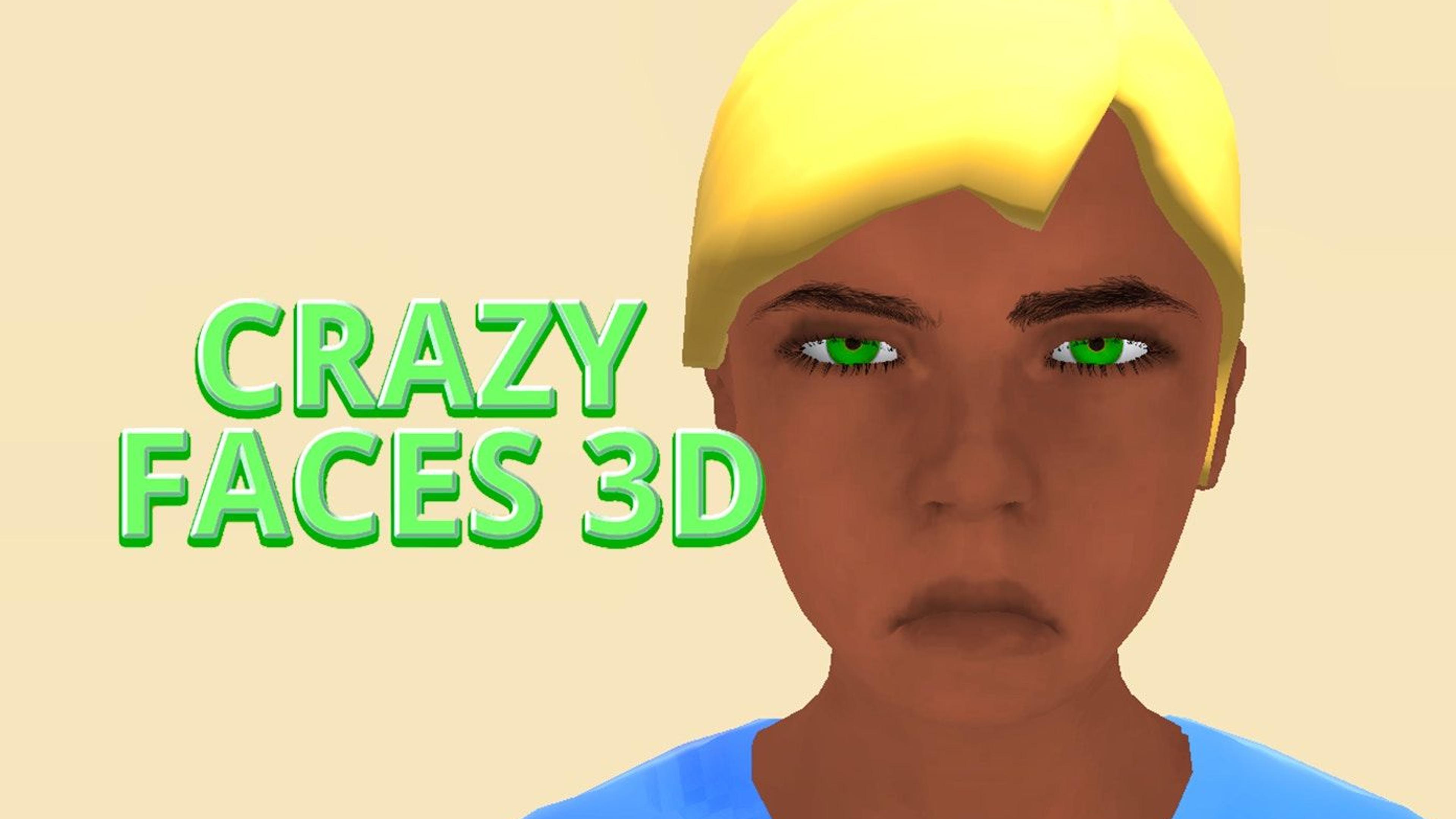 Crazy Faces 3D Logo