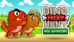 Dino Meat Hunt New Adventure Logo