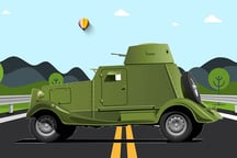 Military Vehicles Jigsaw Logo