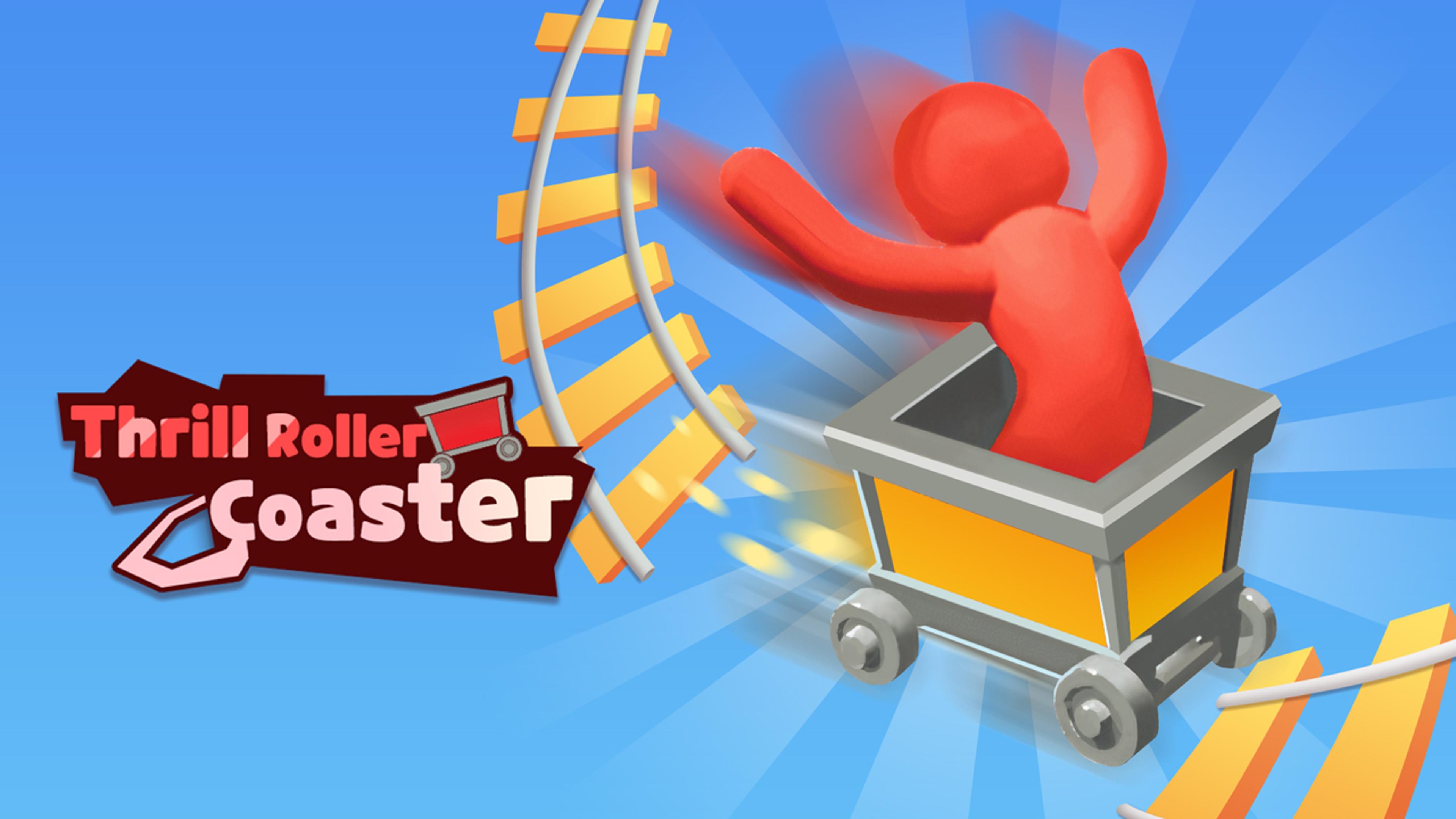 Thrill Roller Coaster Logo