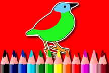 BTS Birds Coloring Book Logo