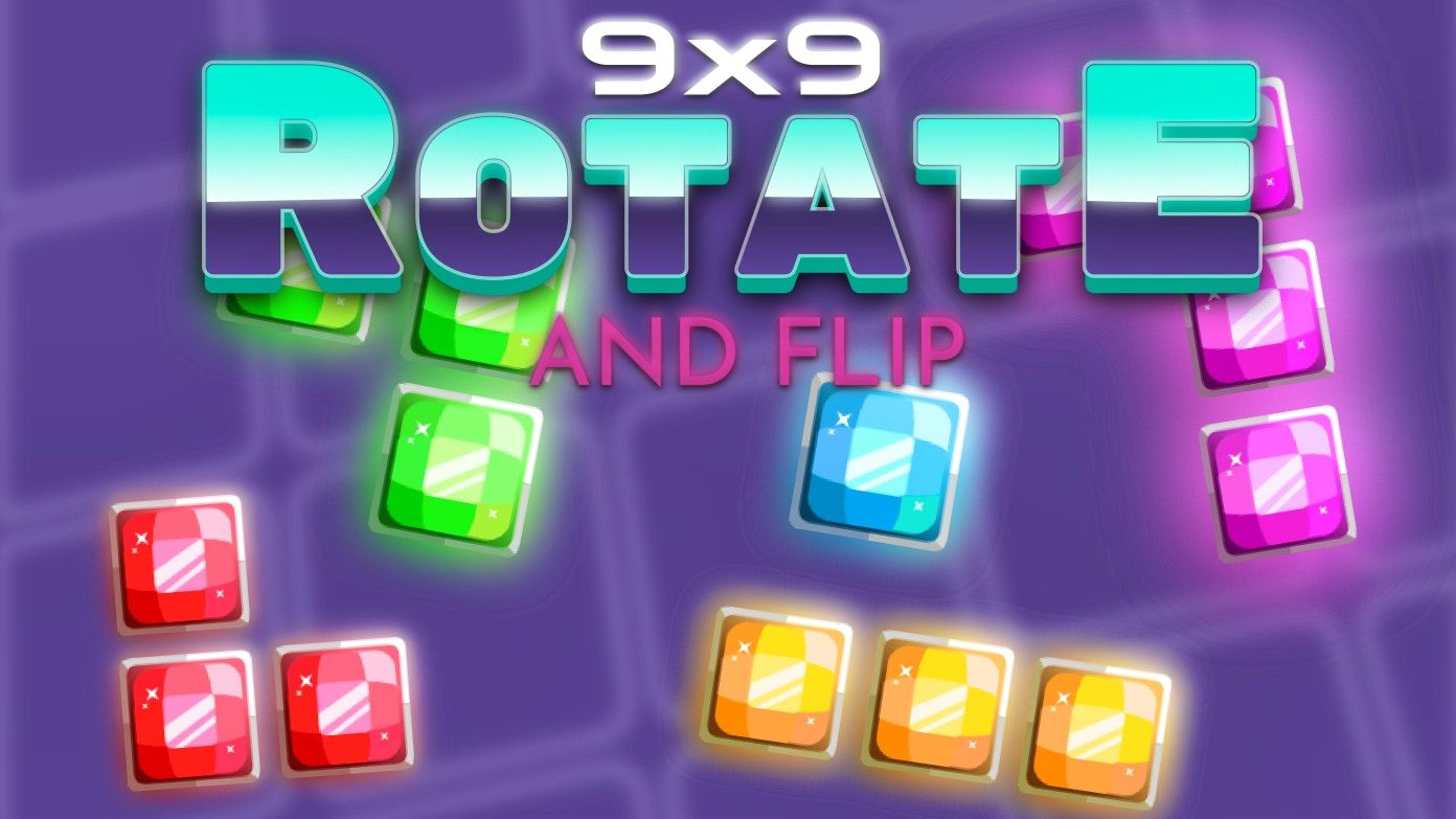 9x9 Rotate and Flip Logo