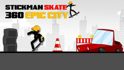 Stickman Skate 360 Epic City Logo