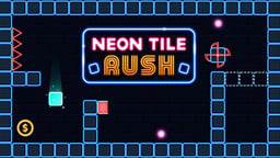 Neon Tile Rush Logo