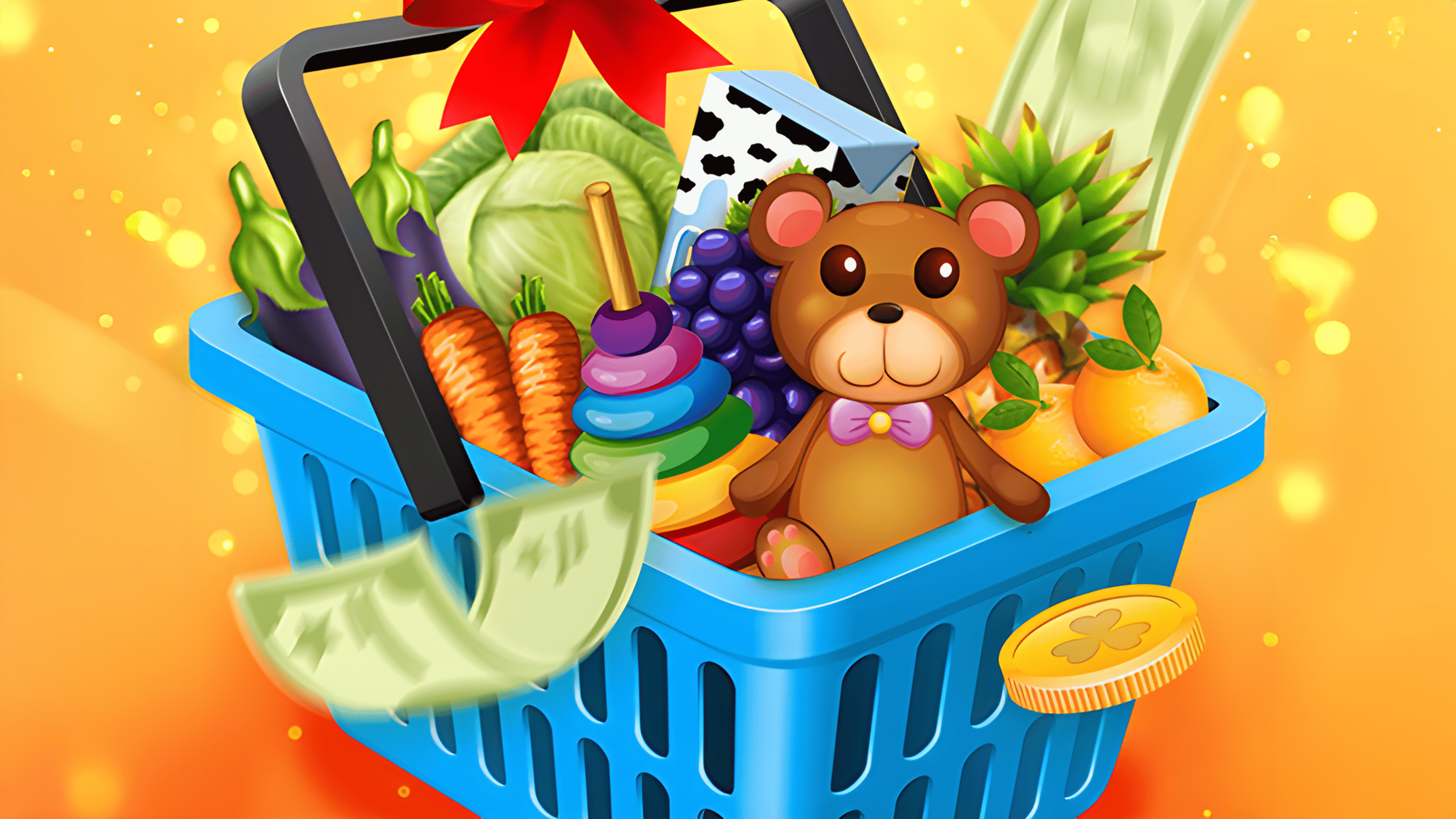 Kids Go Shopping Supermarket Logo