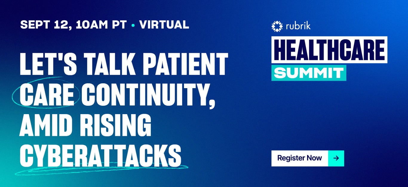 Let's talk patient care continuity, amid rising cyberattacks