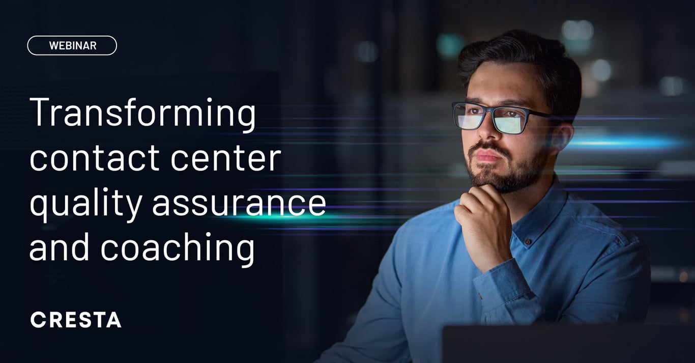 Webinar: Transforming contact center quality assurance and coaching.
