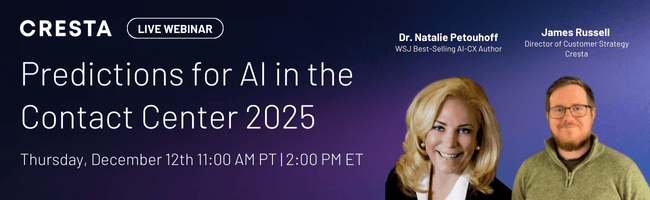 Predictions for AI in the Contact Center 2025