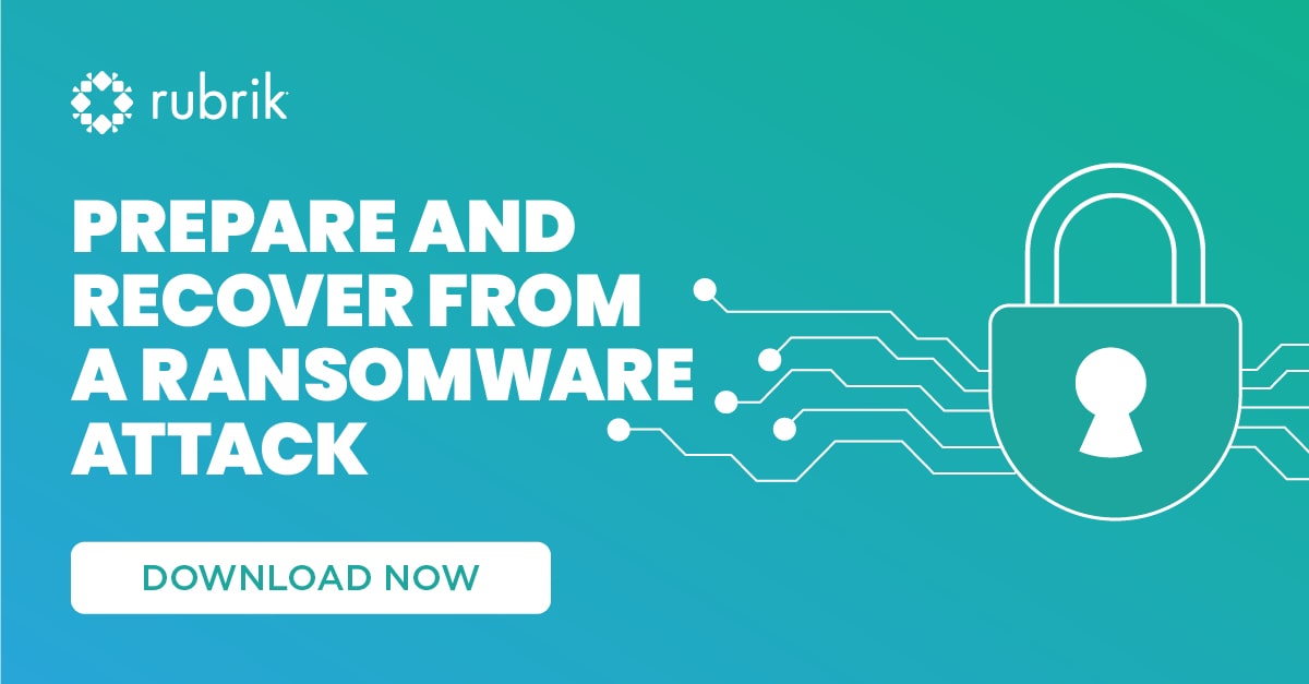 Prepare and Recover from a Ransomware Attack