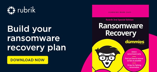 Make sure you can recover your data