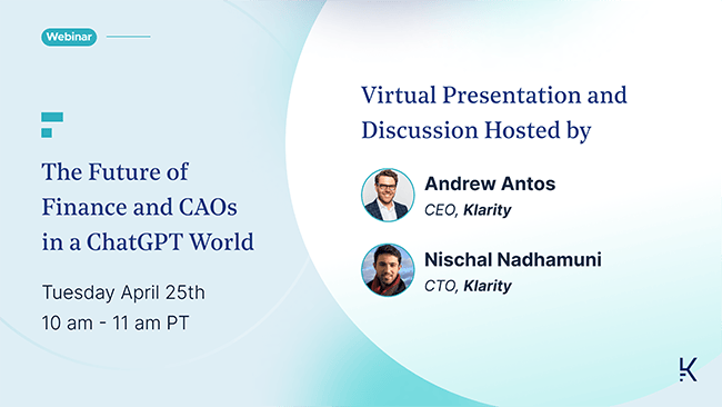 The Future of Finance and CAOs in a ChatGPT World
