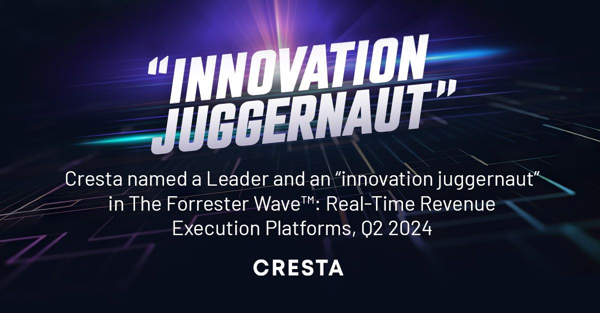 Innovation Juggernaut - Cresta named a Leader and an innovation jugernaut in The Forrester Wave