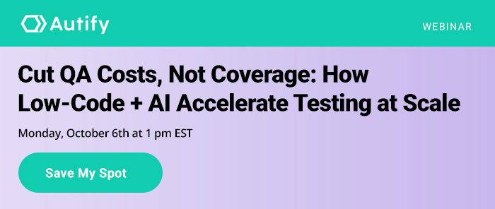 How AI & Low-Code Tools Empower Anyone to Scale Test Coverage. Save my Spot.