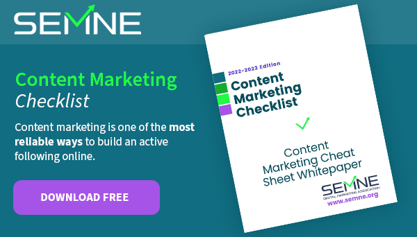 Content Marketing Checklist - Download Free