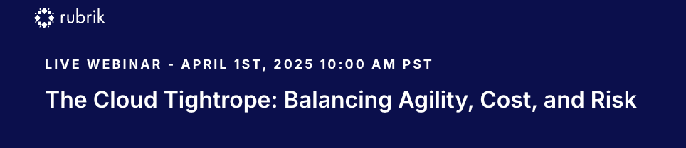 The Cloud Tightrope: Balancing Agility, Cost, and Risk