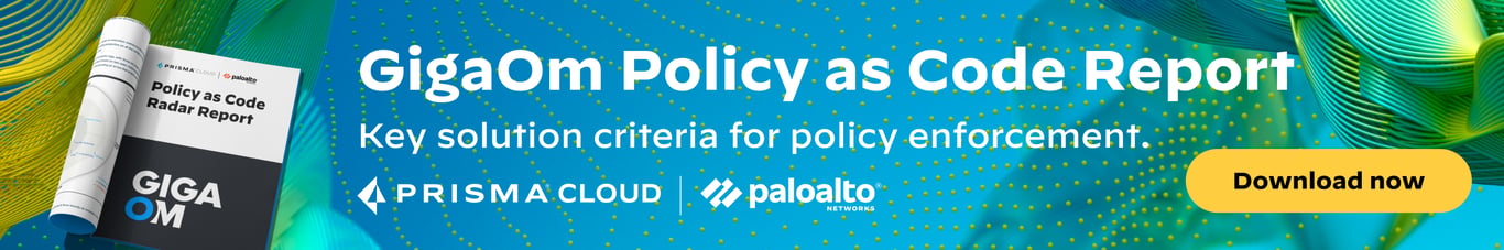 GigaOm Policy as Code Report - Download now